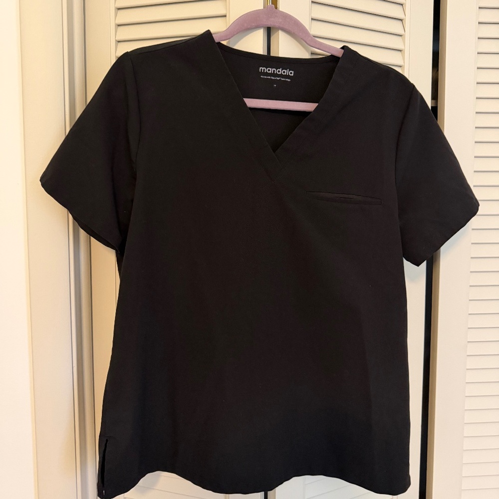 Black Mandala Scrub set